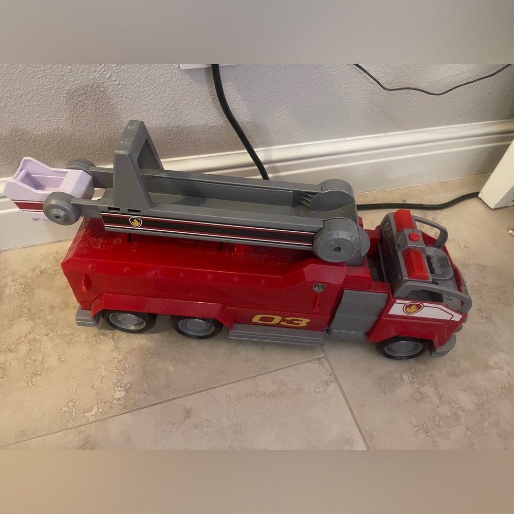 Red Fire Truck Toy - Paw Patrol